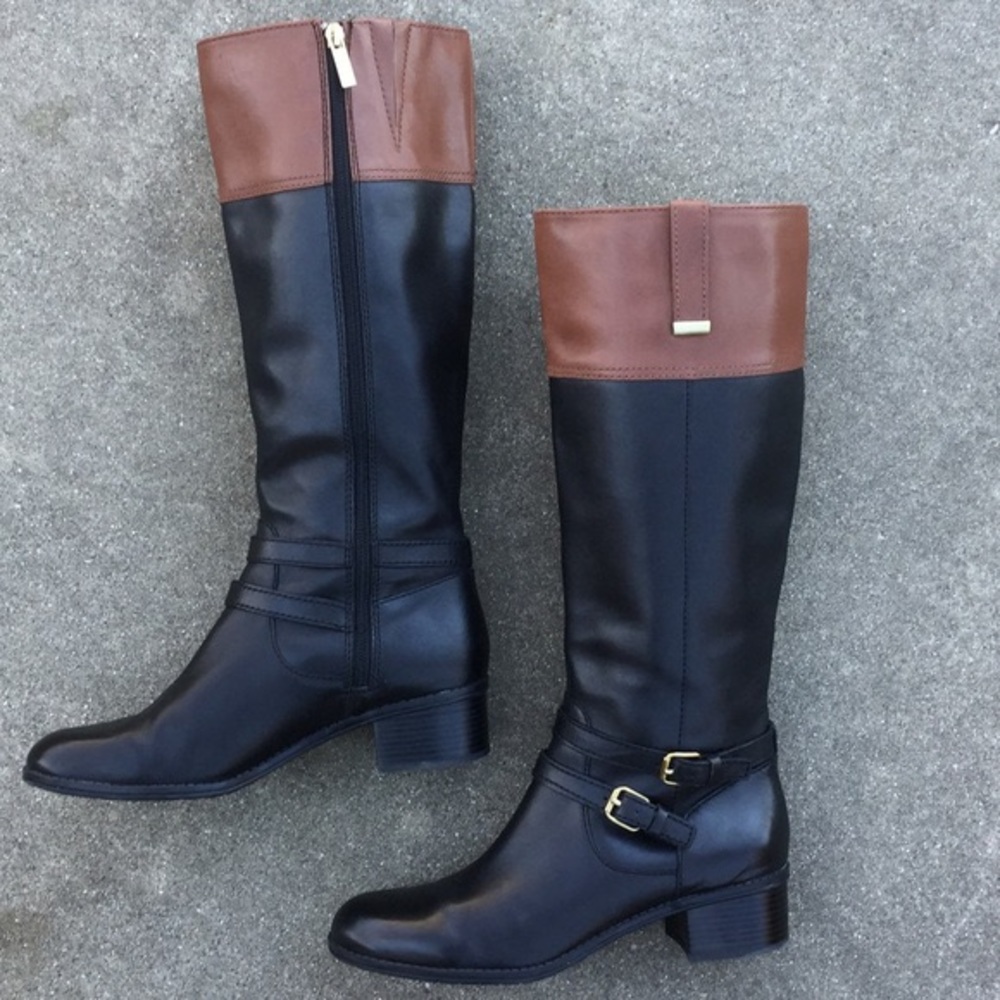 Two tone boots